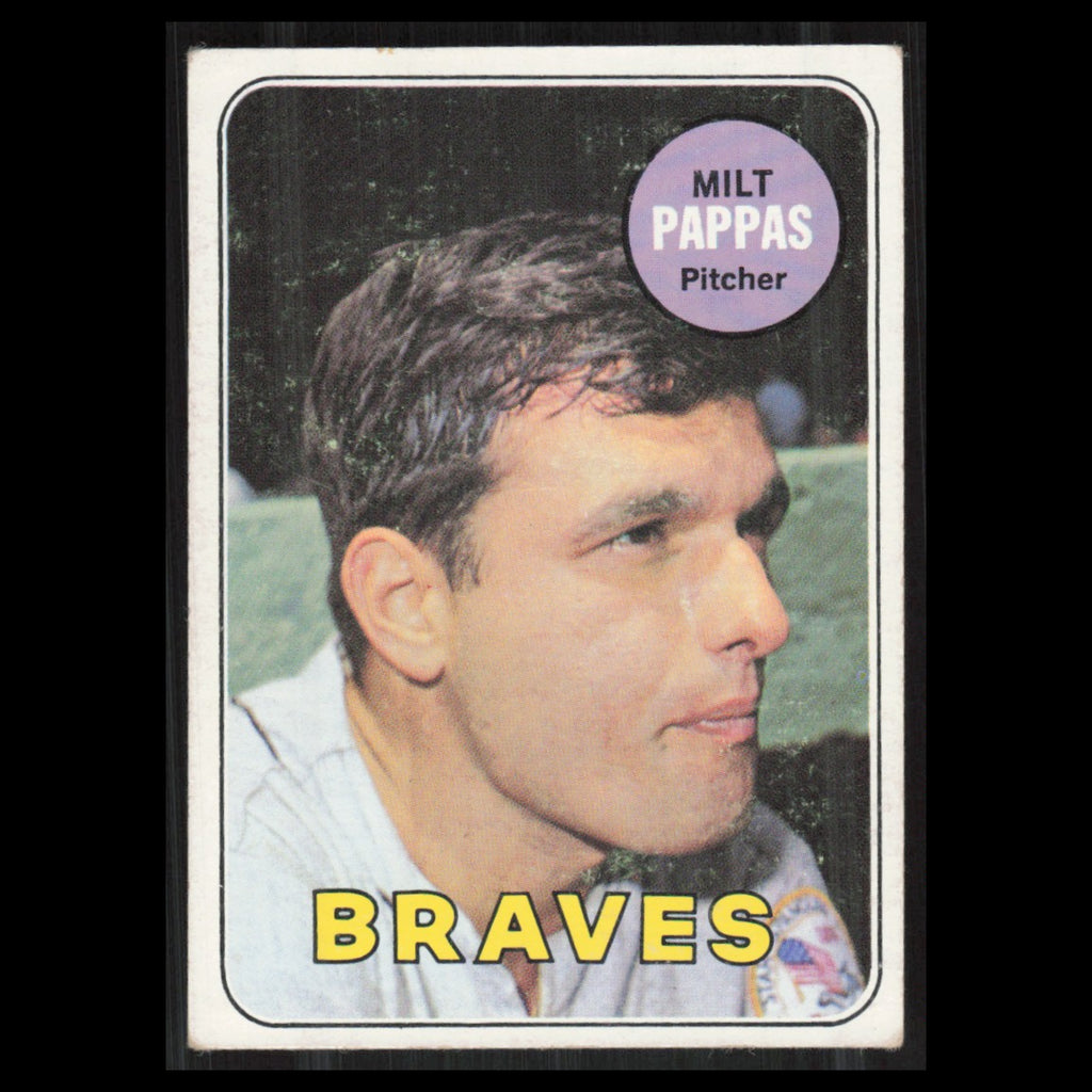Milt Pappas #79 1969 Topps Atlanta Braves Baseball Card MLB NM