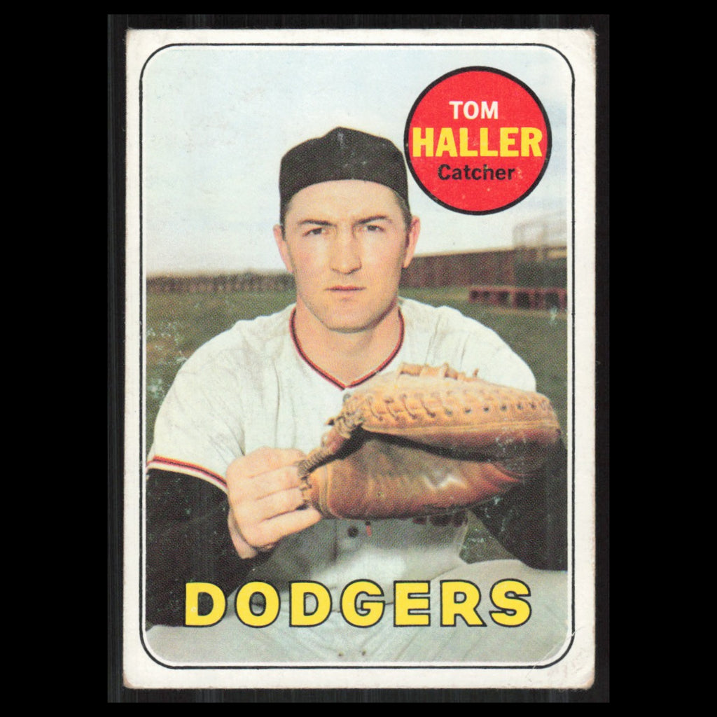 Tom Haller #310 1969 Topps Los Angeles Dodgers Baseball Card MLB NM