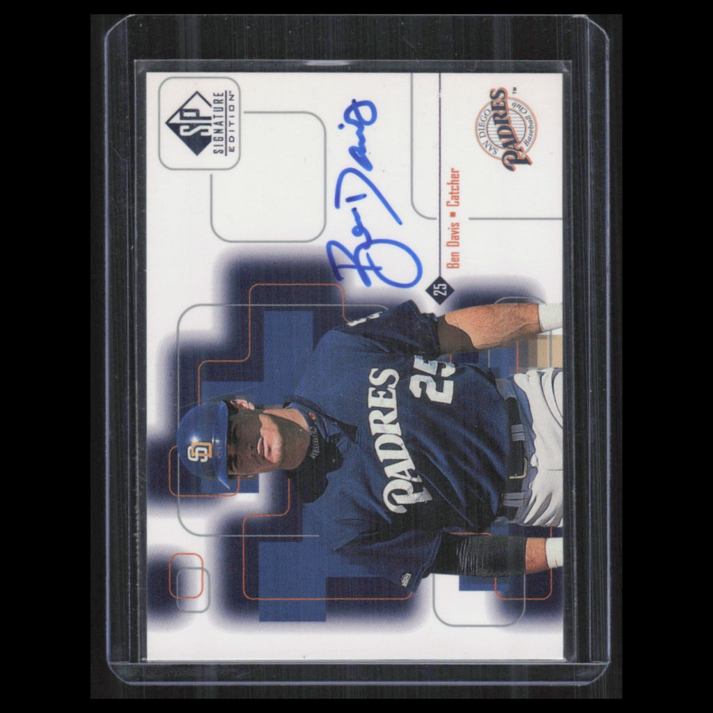 Ben Davis Auto #BD Autograph 1999 SP Signature Edition Autographs Padres Card NM