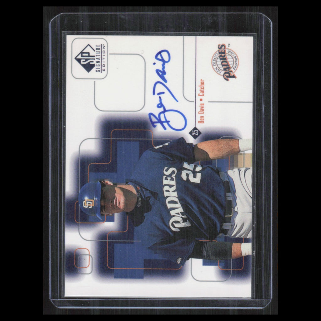 Ben Davis Auto #BD Autograph 1999 SP Signature Edition Autographs Padres Card NM