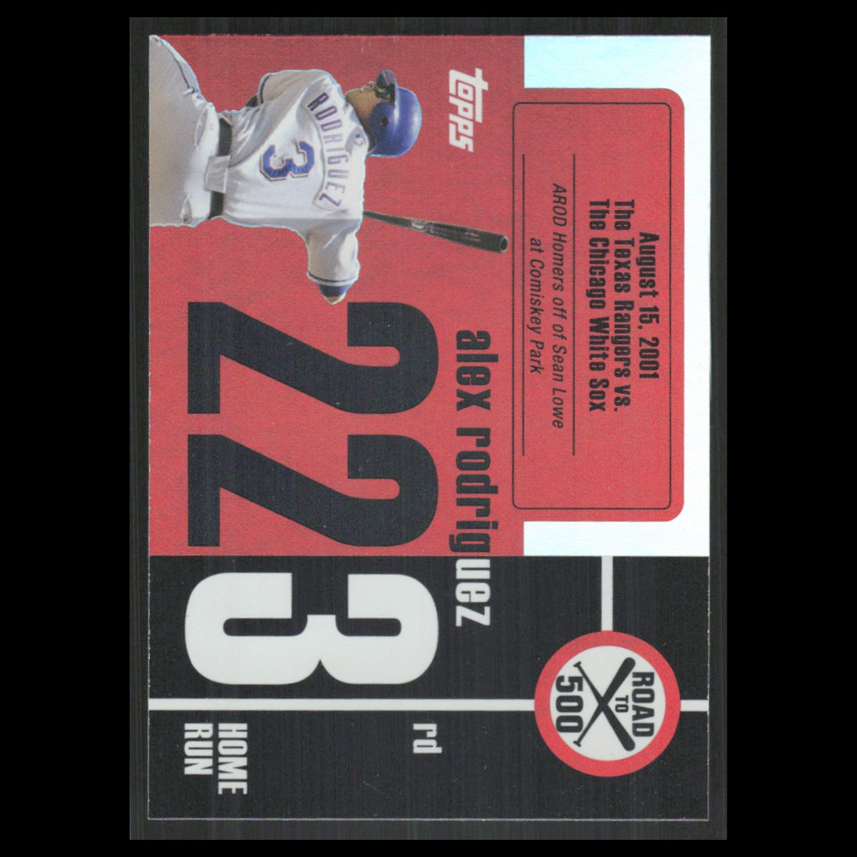 Alex Rodriguez #ARHR223 2007 Topps Alex Rodriguez Road to 500 Seattle Mariners