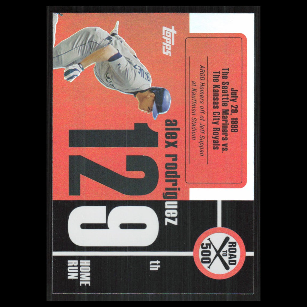 Alex Rodriguez #ARHR129 2007 Topps Alex Rodriguez Road to 500 Seattle Mariners