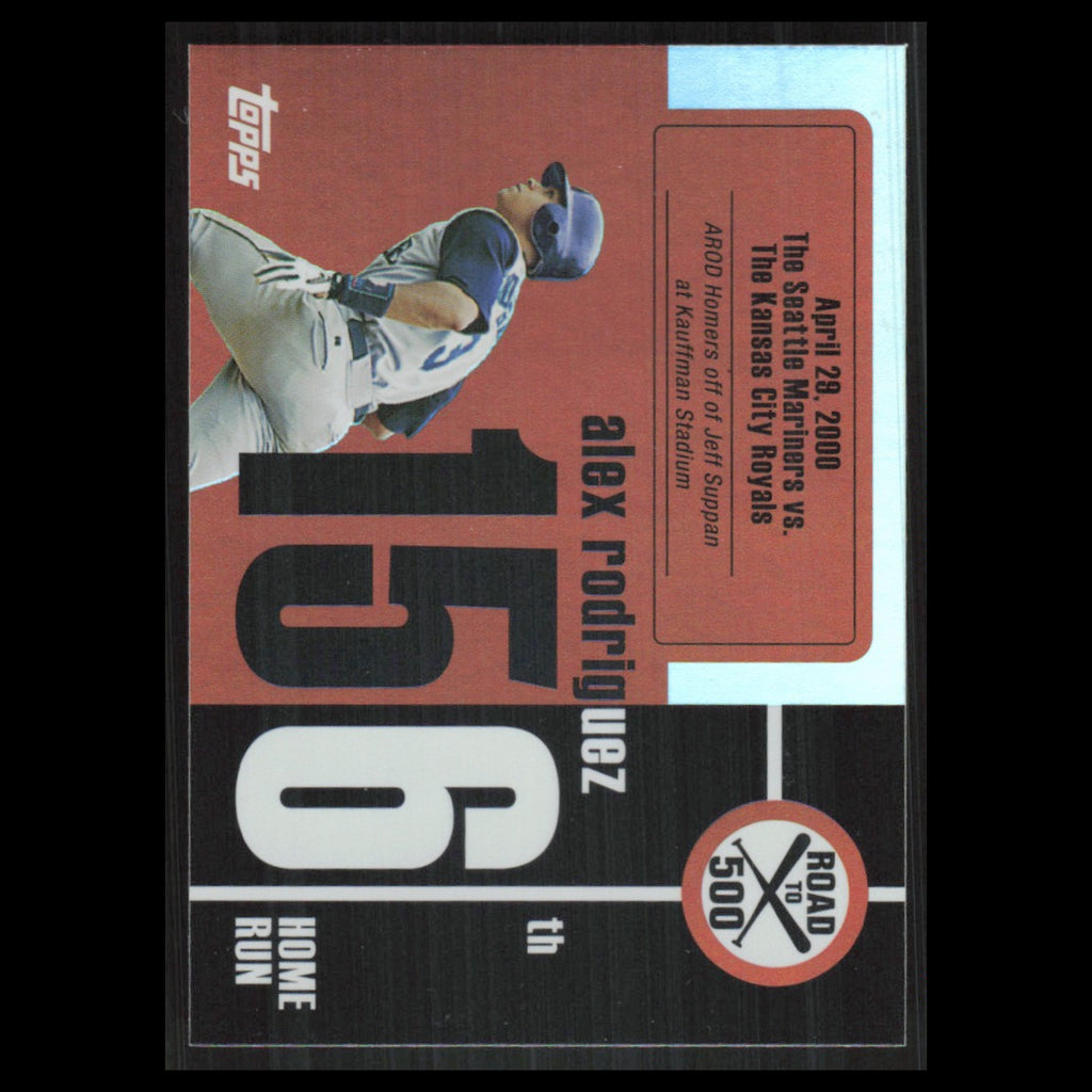 Alex Rodriguez #ARHR156 2007 Topps Alex Rodriguez Road to 500 Seattle Mariners