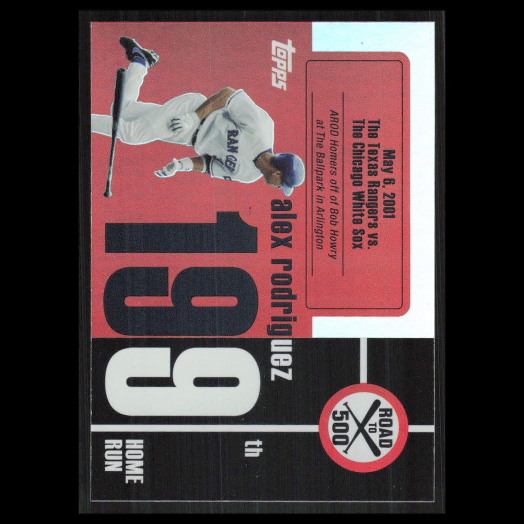 Alex Rodriguez #ARHR199 2007 Topps Alex Rodriguez Road to 500 Seattle Mariners