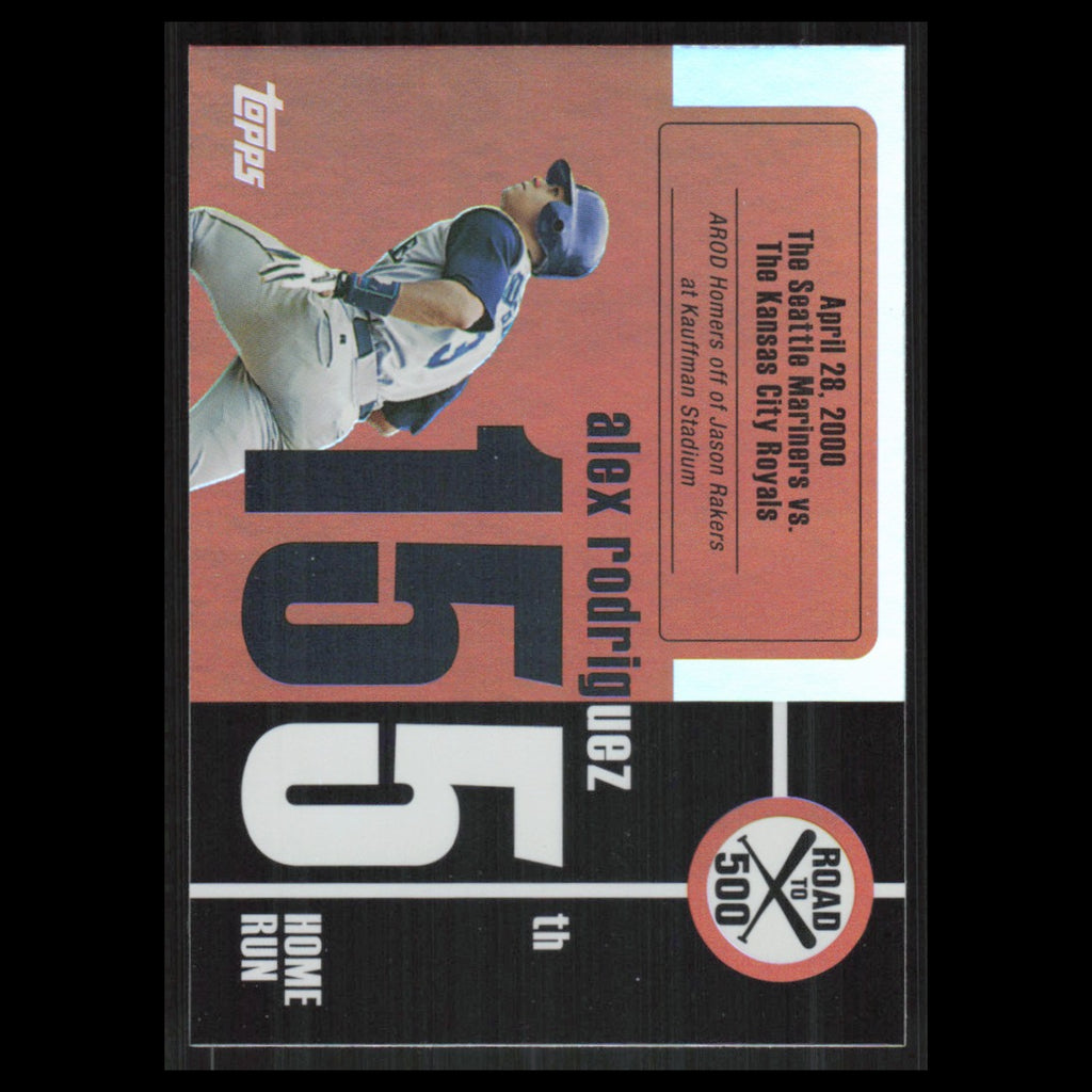 Alex Rodriguez #ARHR155 2007 Topps Alex Rodriguez Road to 500 Seattle Mariners