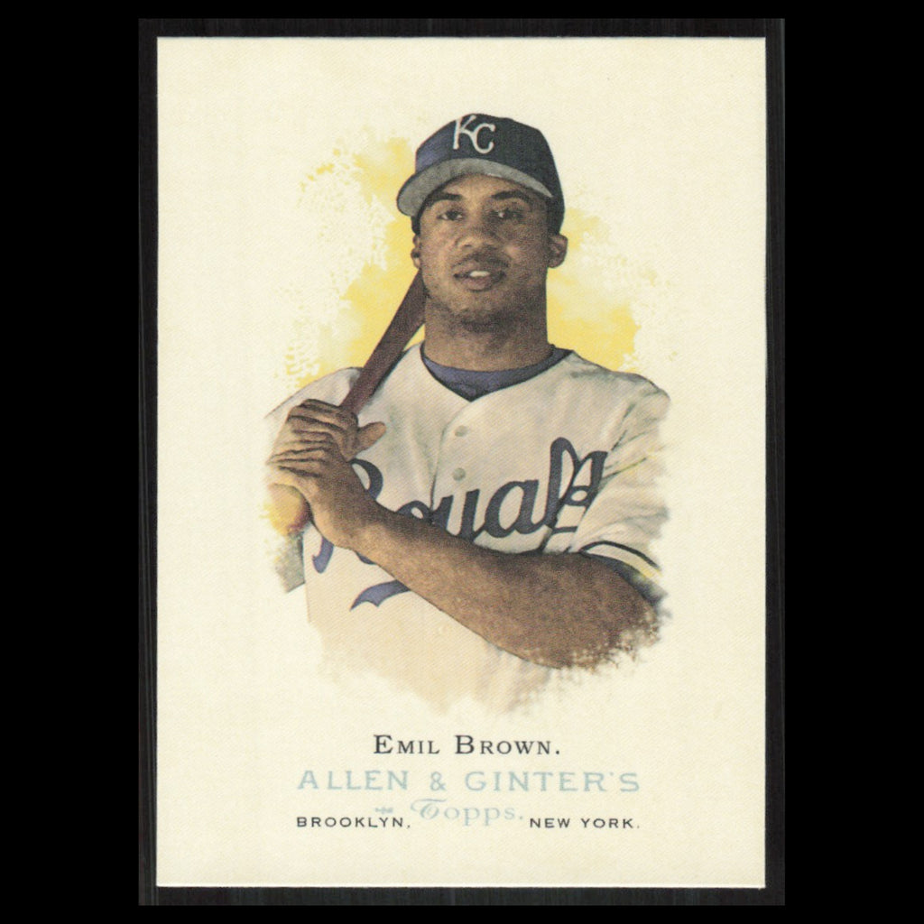 Emil Brown #187 2006 Topps Allen - Ginter Kansas City Royals Baseball Card MLB