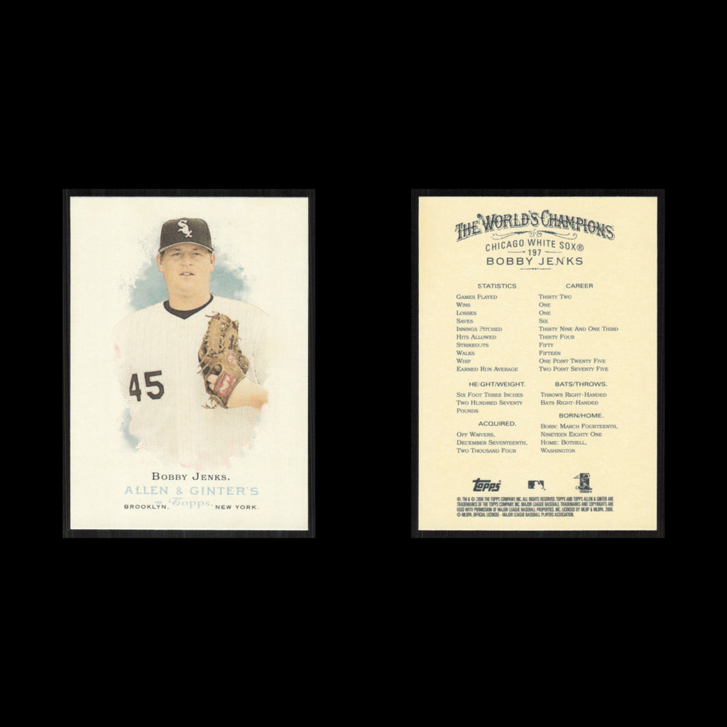Bobby Jenks #197 2006 Topps Allen - Ginter Chicago White Sox Baseball Card MLB