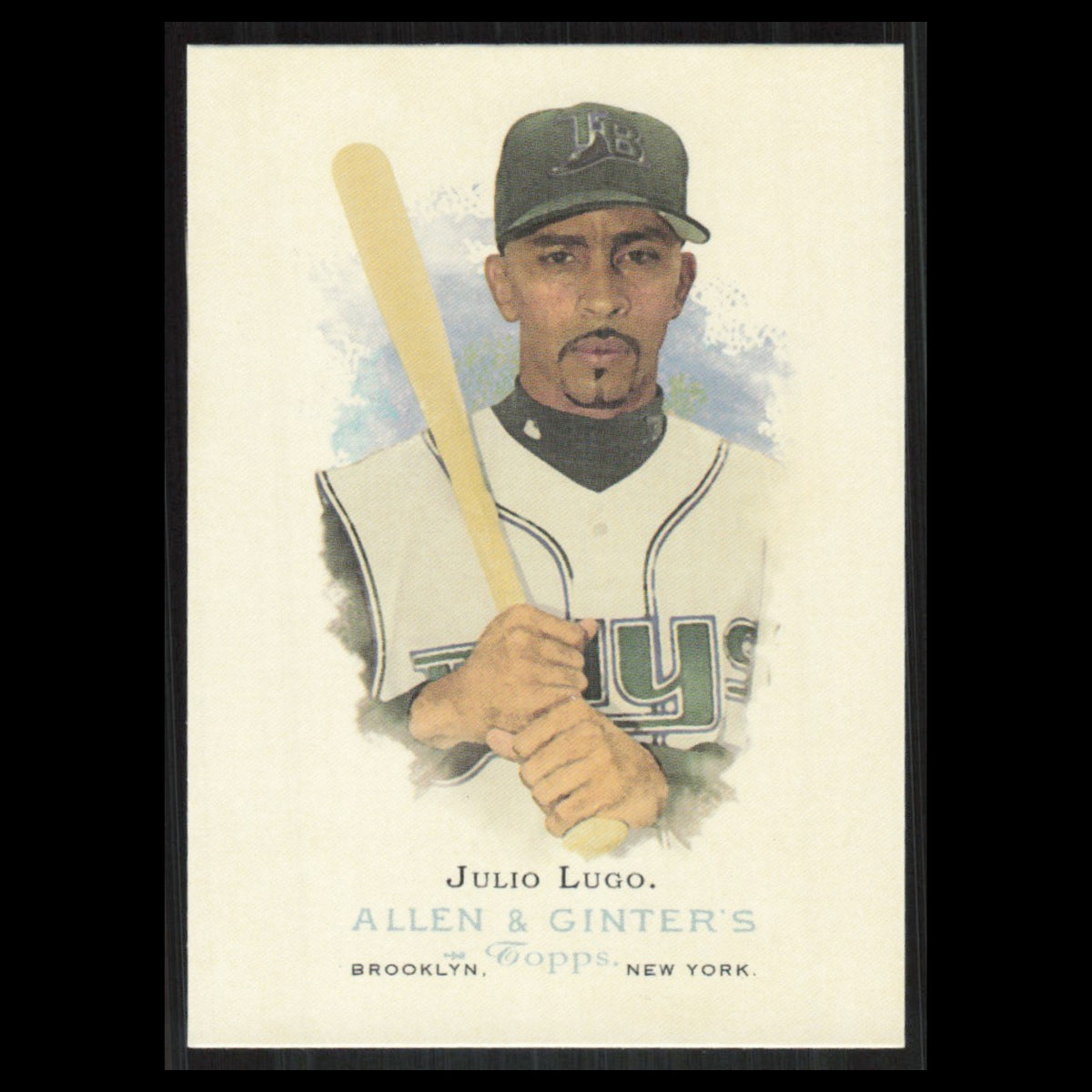 Julio Lugo #176 2006 Topps Allen - Ginter Tampa Bay Devil Rays Baseball Card MLB