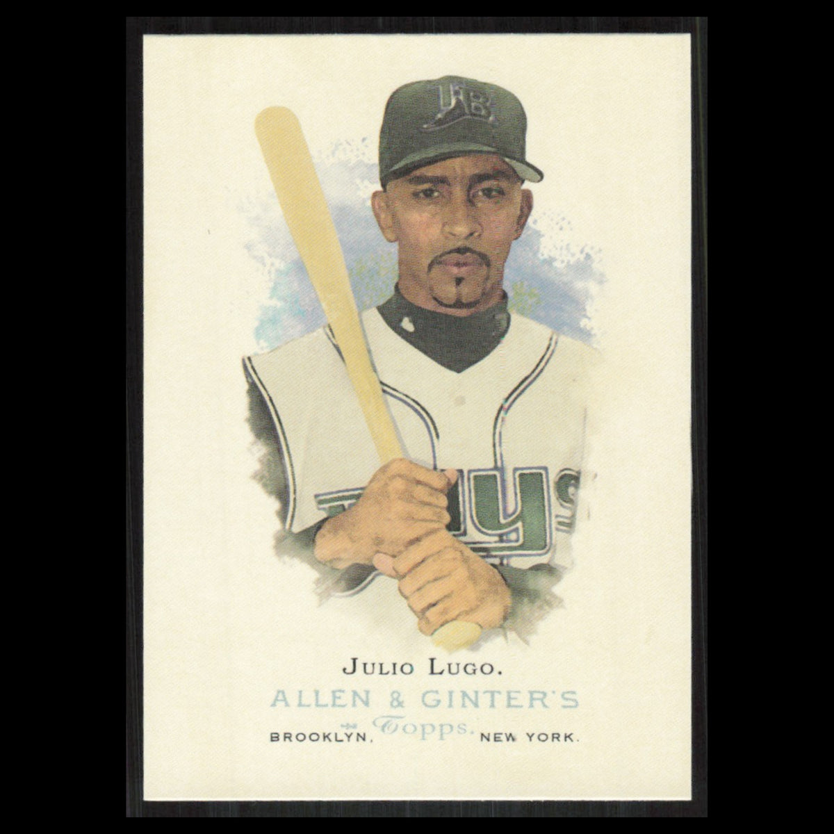 Julio Lugo #176 2006 Topps Allen - Ginter Tampa Bay Devil Rays Baseball Card MLB