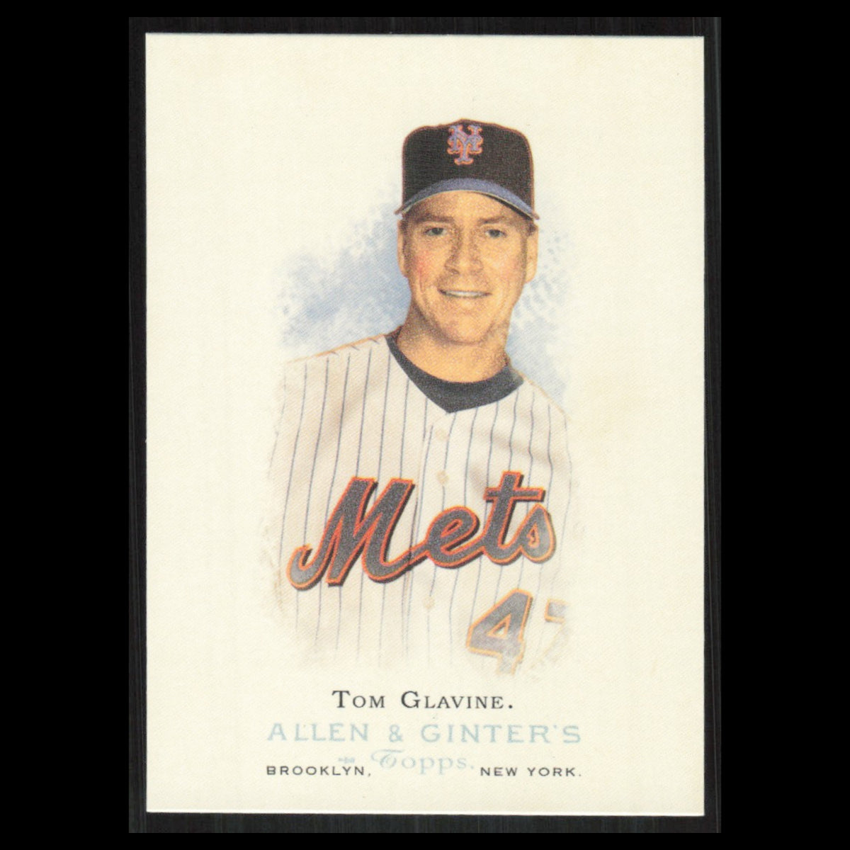 Tom Glavine #185 2006 Topps Allen - Ginter New York Mets Baseball Card MLB NM