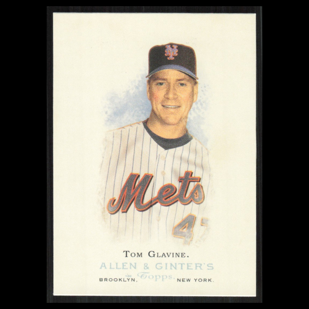 Tom Glavine #185 2006 Topps Allen - Ginter New York Mets Baseball Card MLB NM