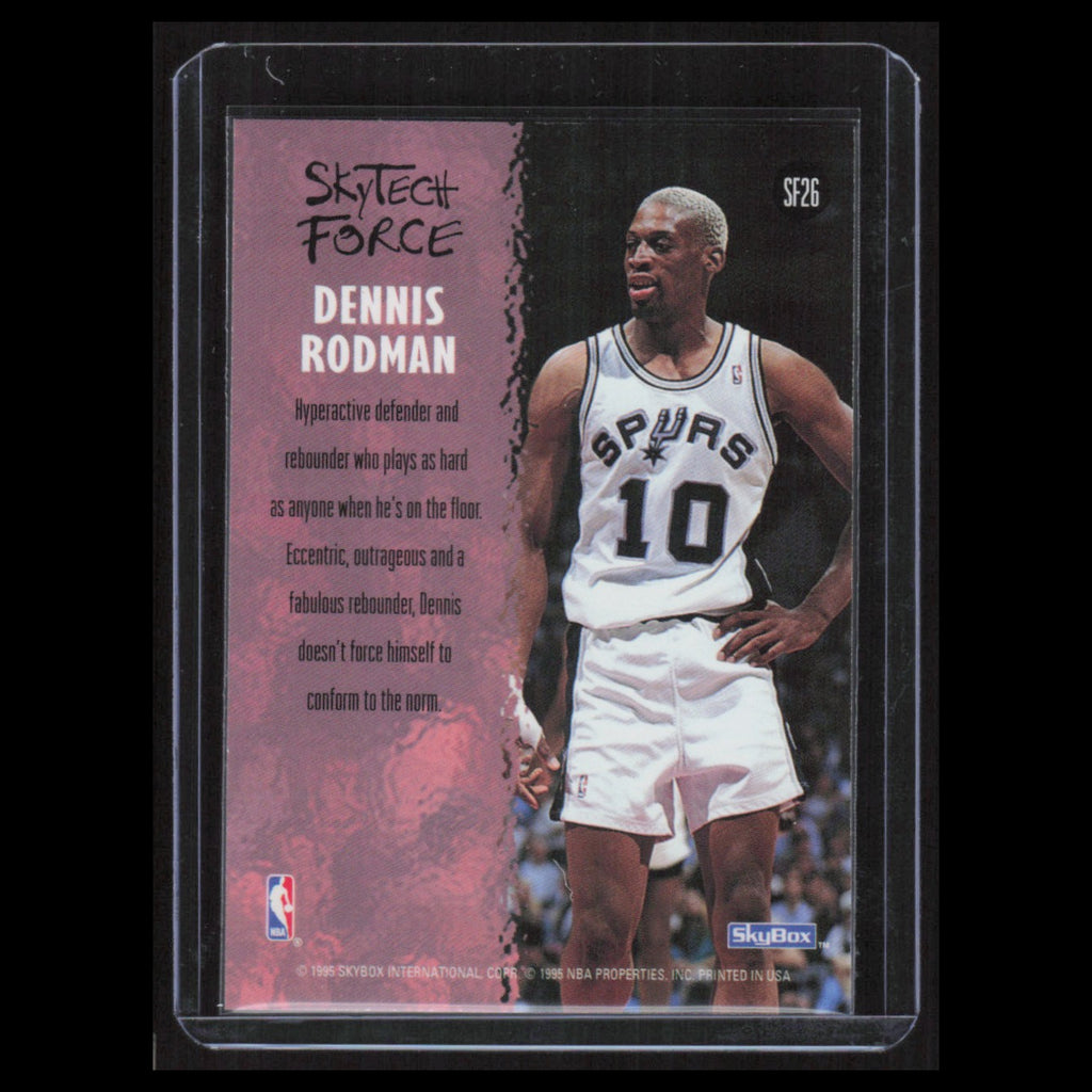 Dennis Rodman #SF26 1994 SkyBox SkyTech Force San Antonio Spurs Basketball Card