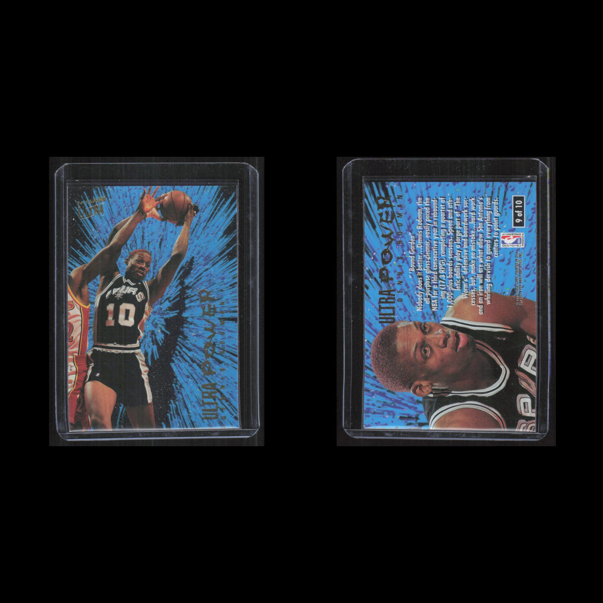 Dennis Rodman #9 1994 Fleer Ultra Power San Antonio Spurs Basketball Card NBA NM