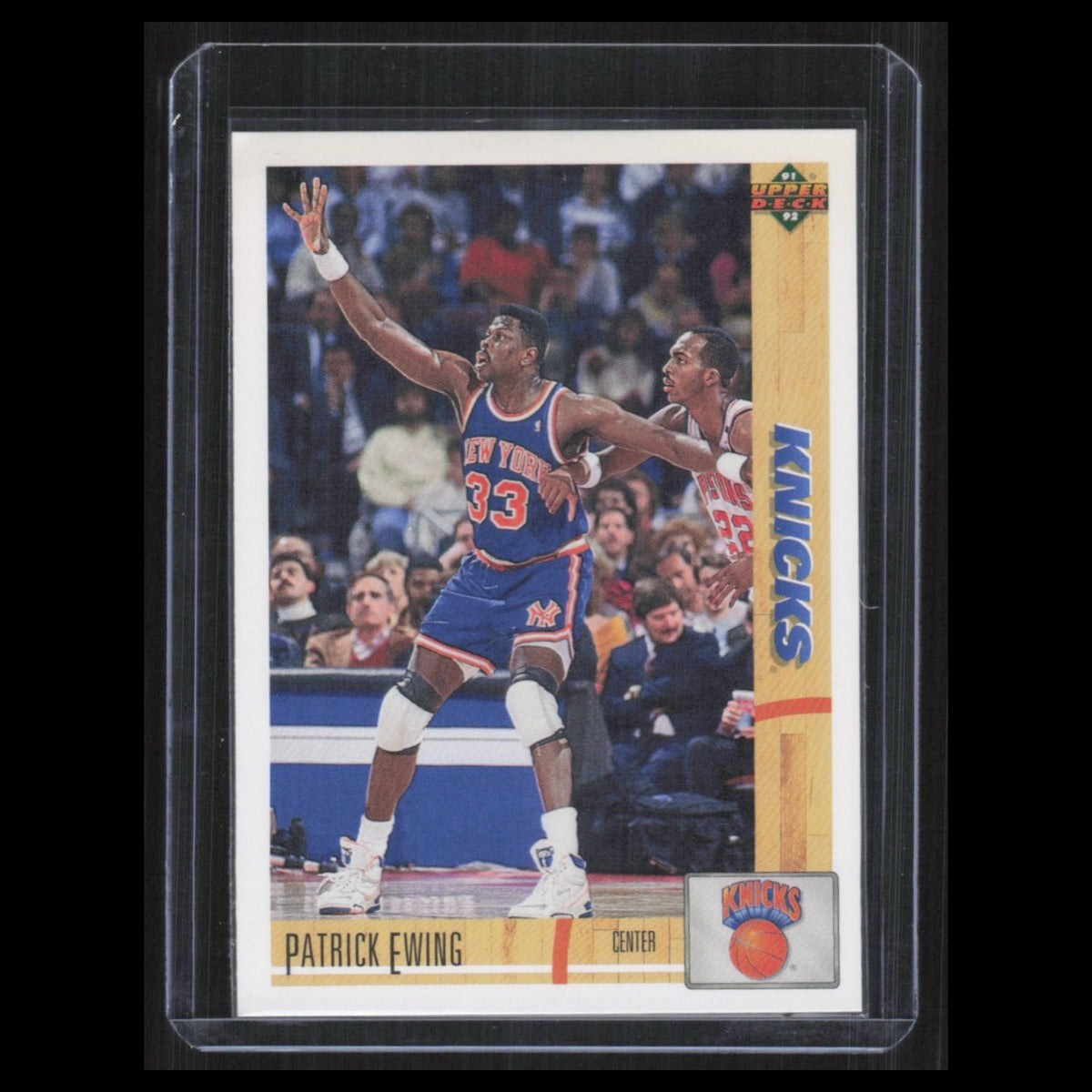 Patrick Ewing #343 1991 Upper Deck New York Knicks Basketball Card NBA NM
