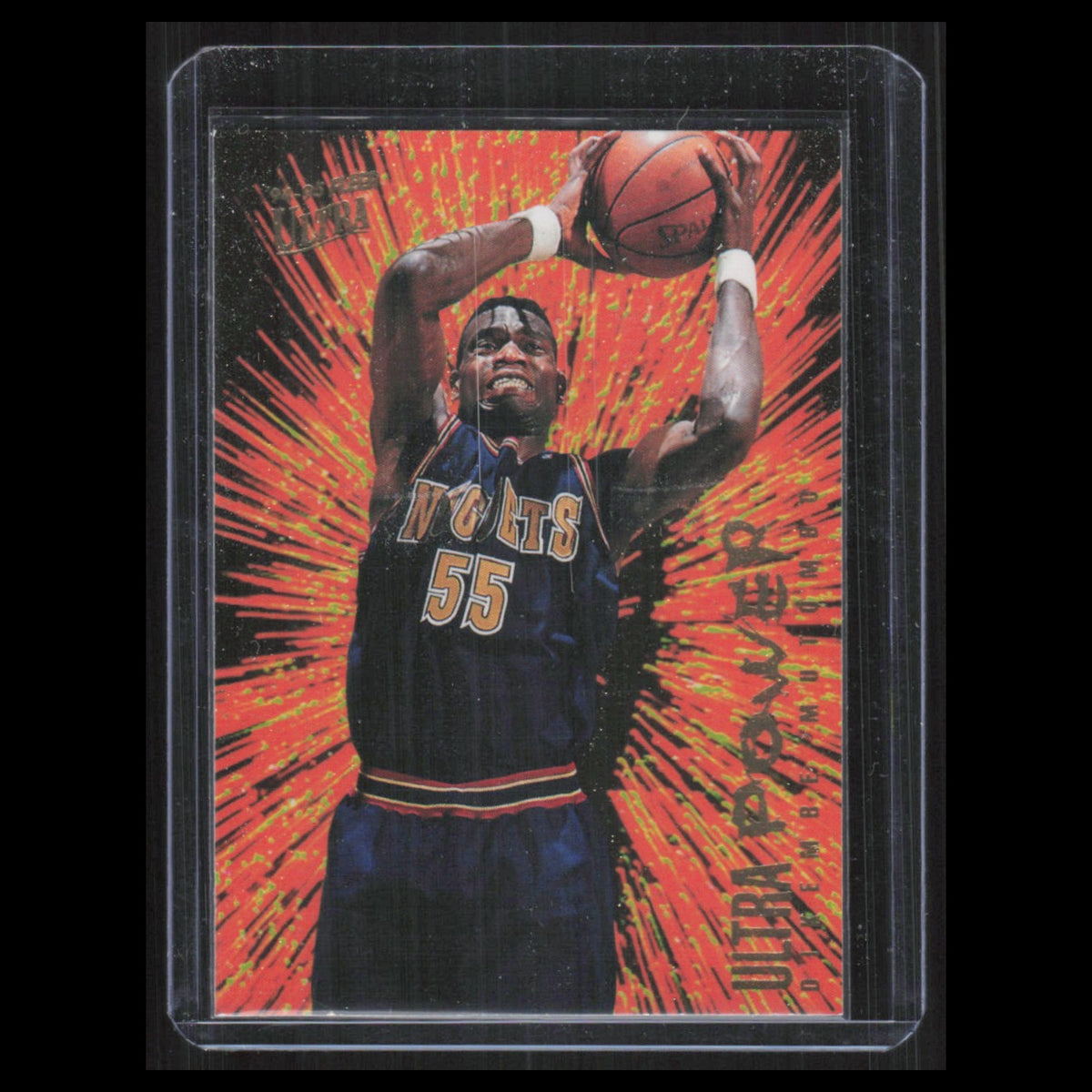 Dikembe Mutombo #6 1994 Fleer Ultra Power Denver Nuggets Basketball Card NBA NM