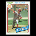 Tom Seaver #10 1980 Burger King Pitch, Hit - Run Cincinnati Reds Baseball Card