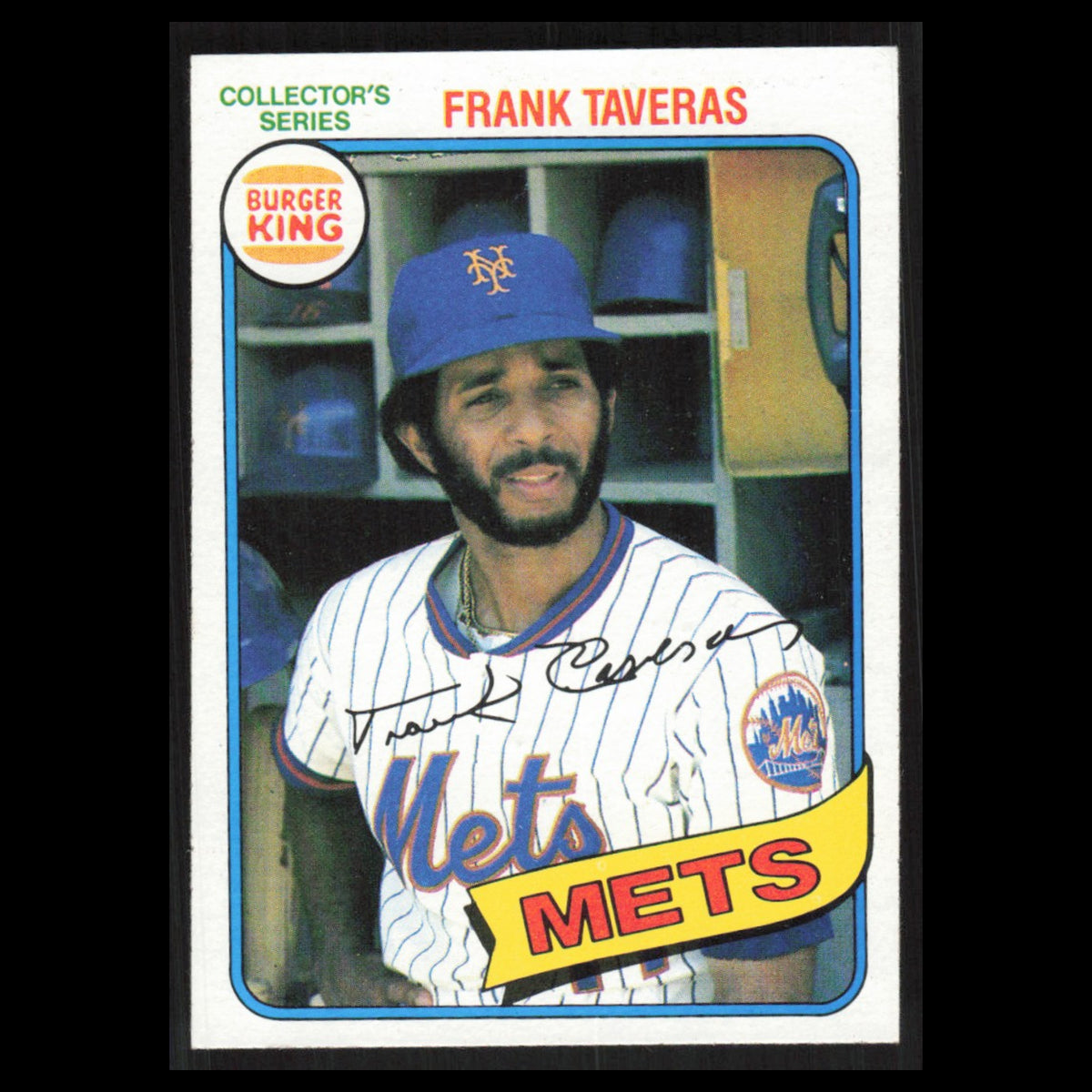 Frank Taveras #32 1980 Burger King Pitch, Hit - Run New York Mets Baseball Card