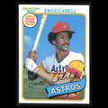Enos Cabell #24 1980 Burger King Pitch, Hit - Run Houston Astros Baseball Card