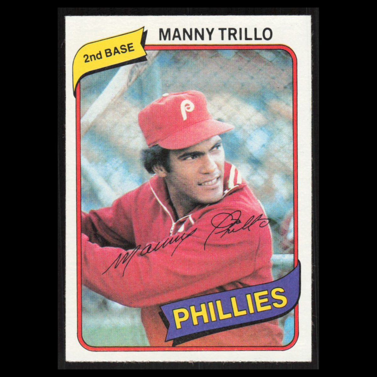 Manny Trillo #5 1980 Topps Burger King Philadelphia Phillies Phillies Baseball