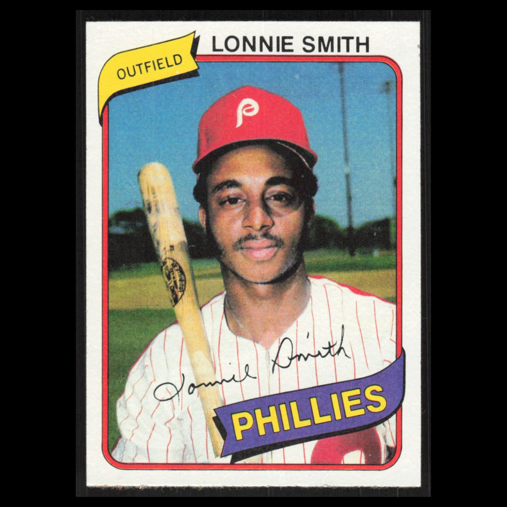 Lonnie Smith #14 1980 Topps Burger King Philadelphia Phillies Phillies Baseball