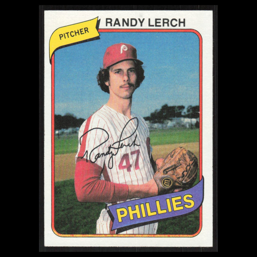 Randy Lerch #18 1980 Topps Burger King Philadelphia Phillies Phillies Baseball