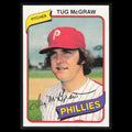 Tug McGraw #20 1980 Topps Burger King Philadelphia Phillies Phillies Baseball NM