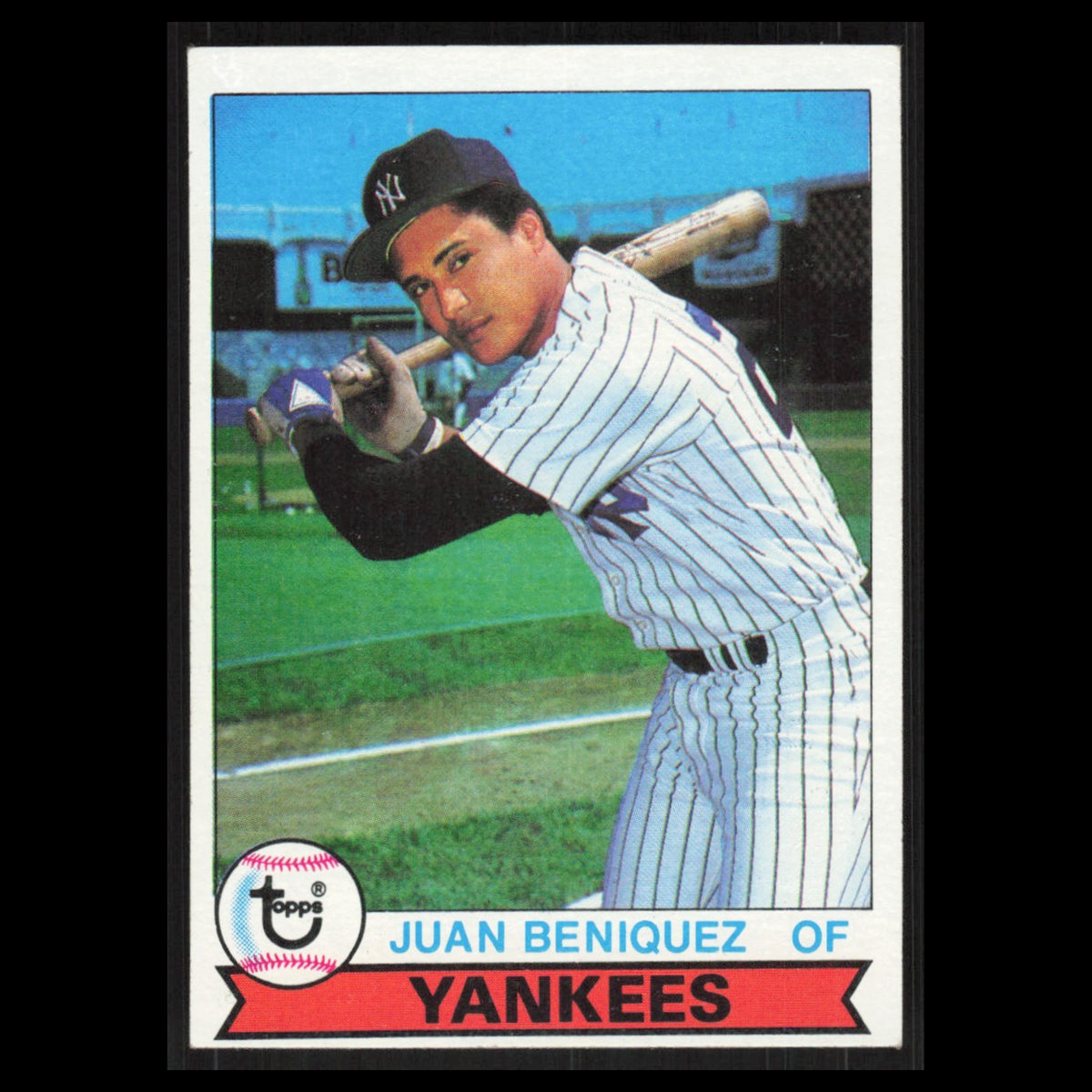 Juan Beniquez #22 1979 Topps Burger King New York Yankees New York Yankees Card