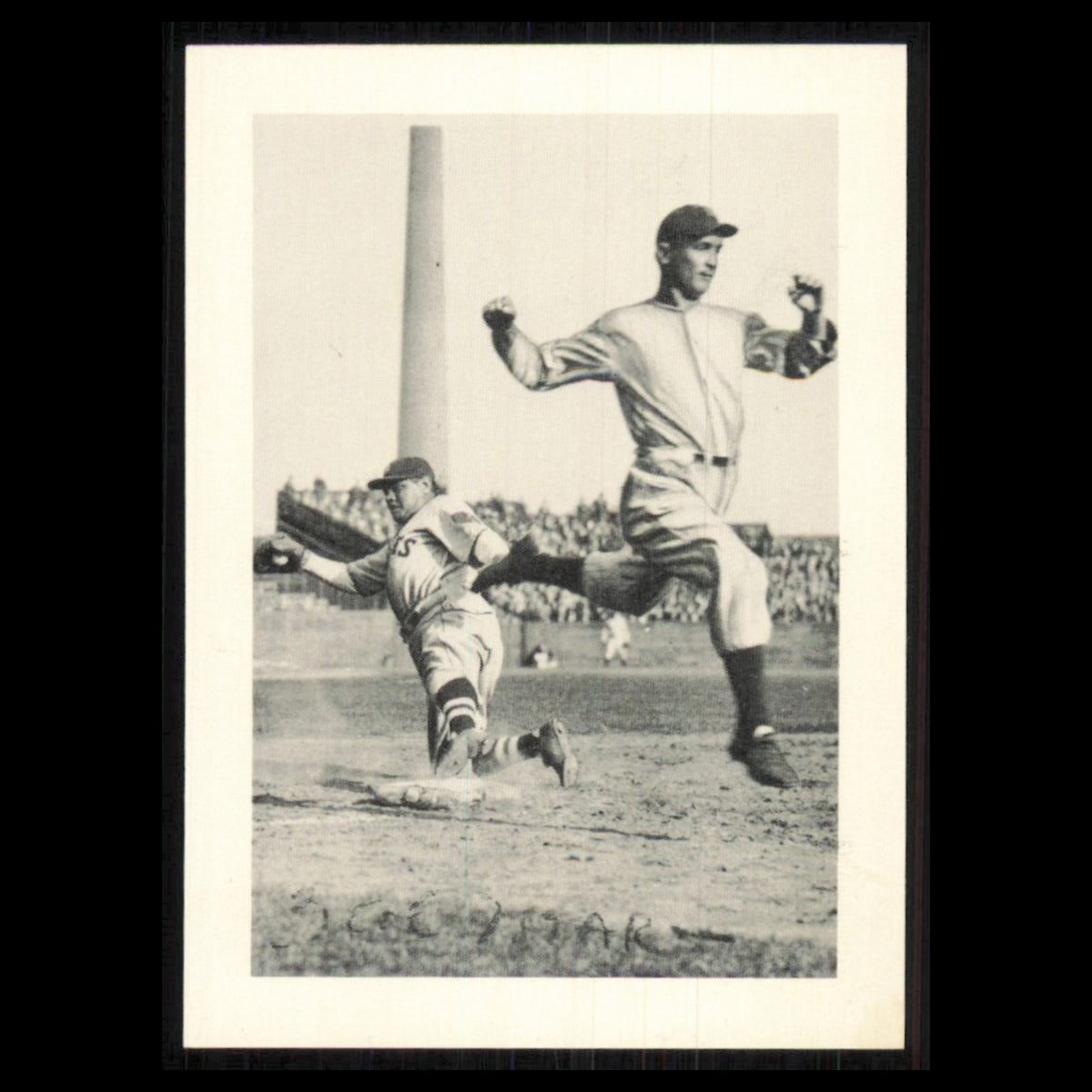 Babe Ruth #76 1980 The Franchise Babe Ruth Classic Boston Braves Baseball Card