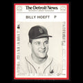 Billy Hoeft #32 1981 Detroit News Detroit Tigers Baseball Card MLB NM