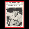 George Kell #10 1981 Detroit News Detroit Tigers Baseball Card MLB NM