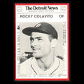Rocky Colavito #99 1981 Detroit News Detroit Tigers Baseball Card MLB NM