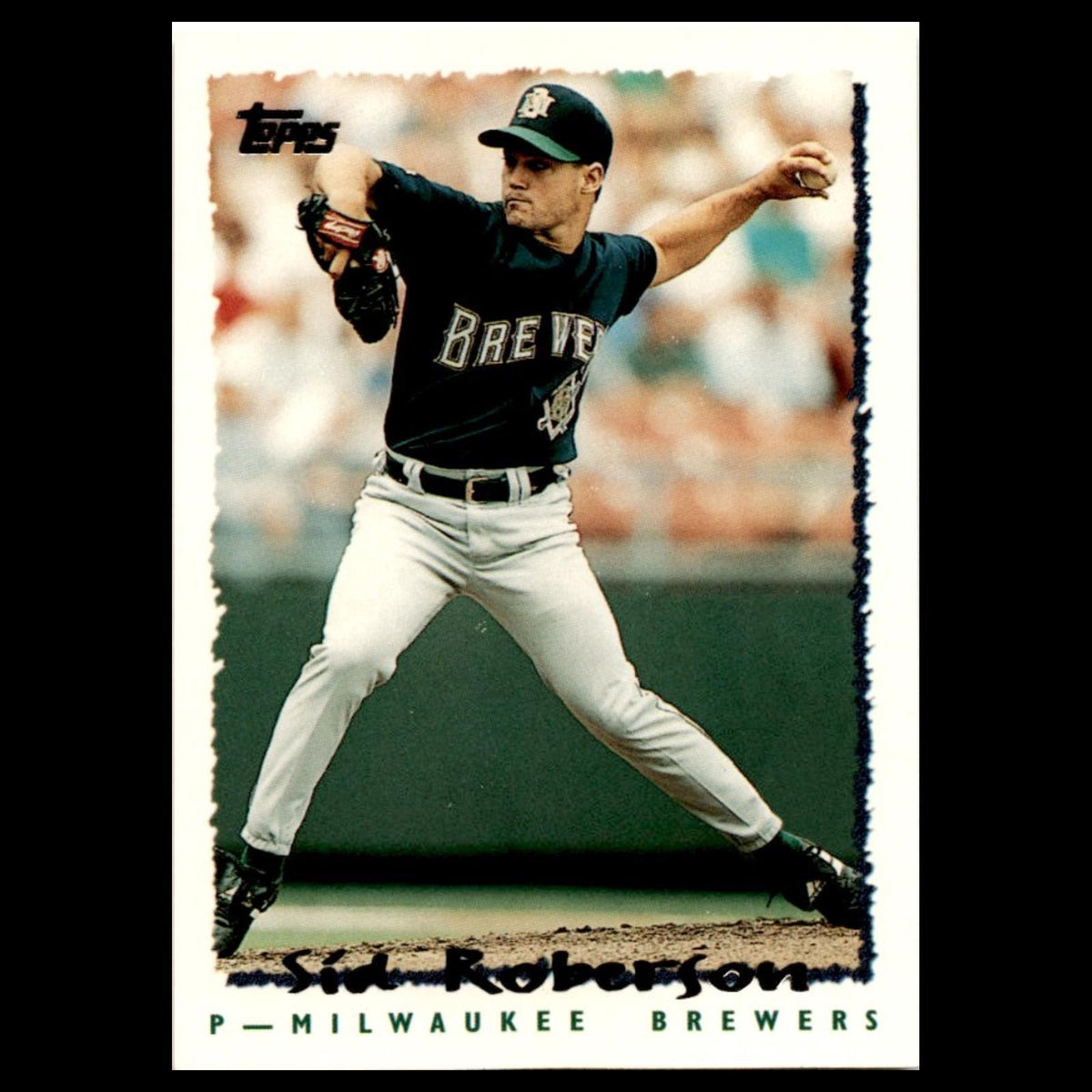 Sid Roberson Rookie #97T 1995 Topps Traded - Rookies Milwaukee Brewers Baseball
