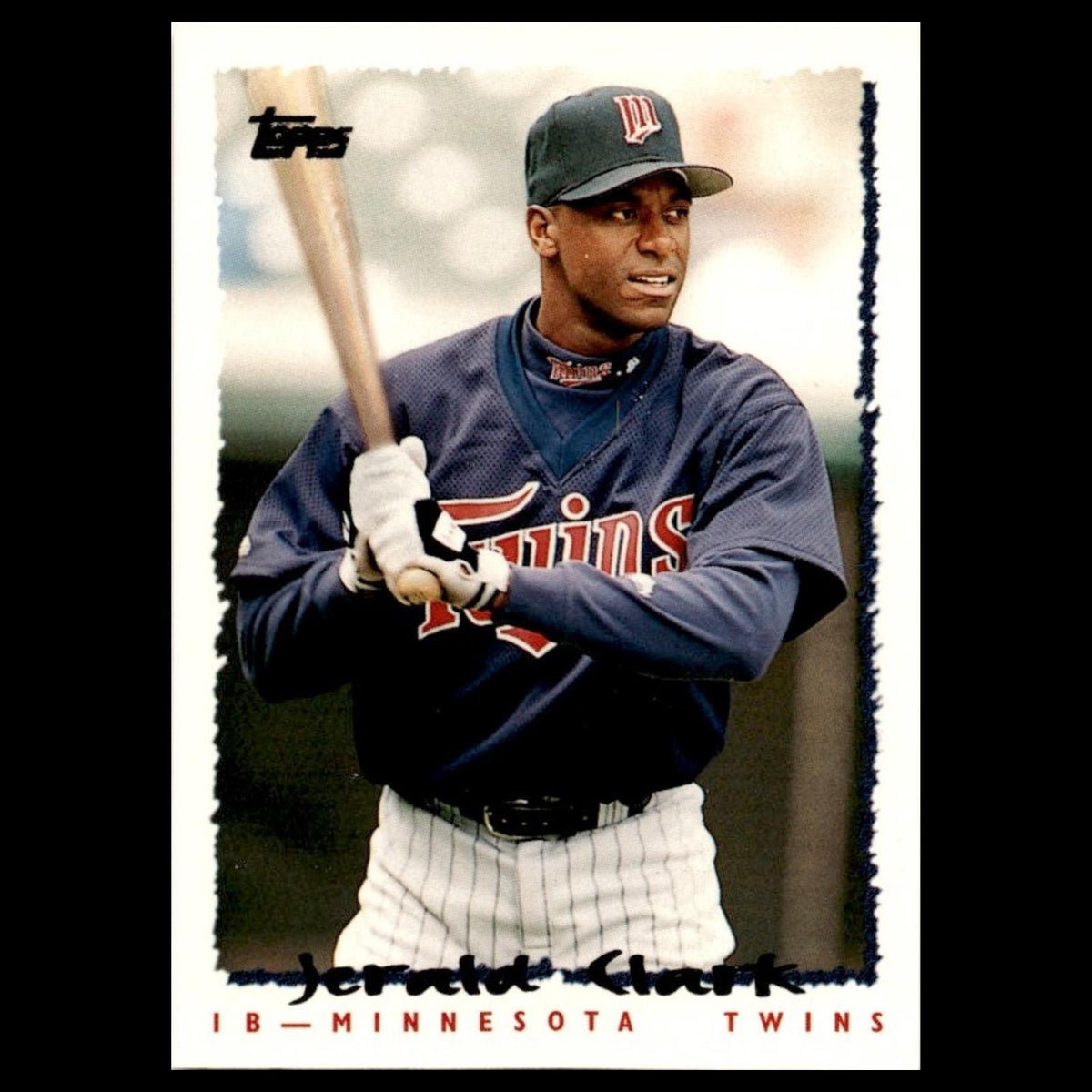 Jerald Clark Rookie #118T 1995 Topps Traded - Rookies Minnesota Twins Baseball