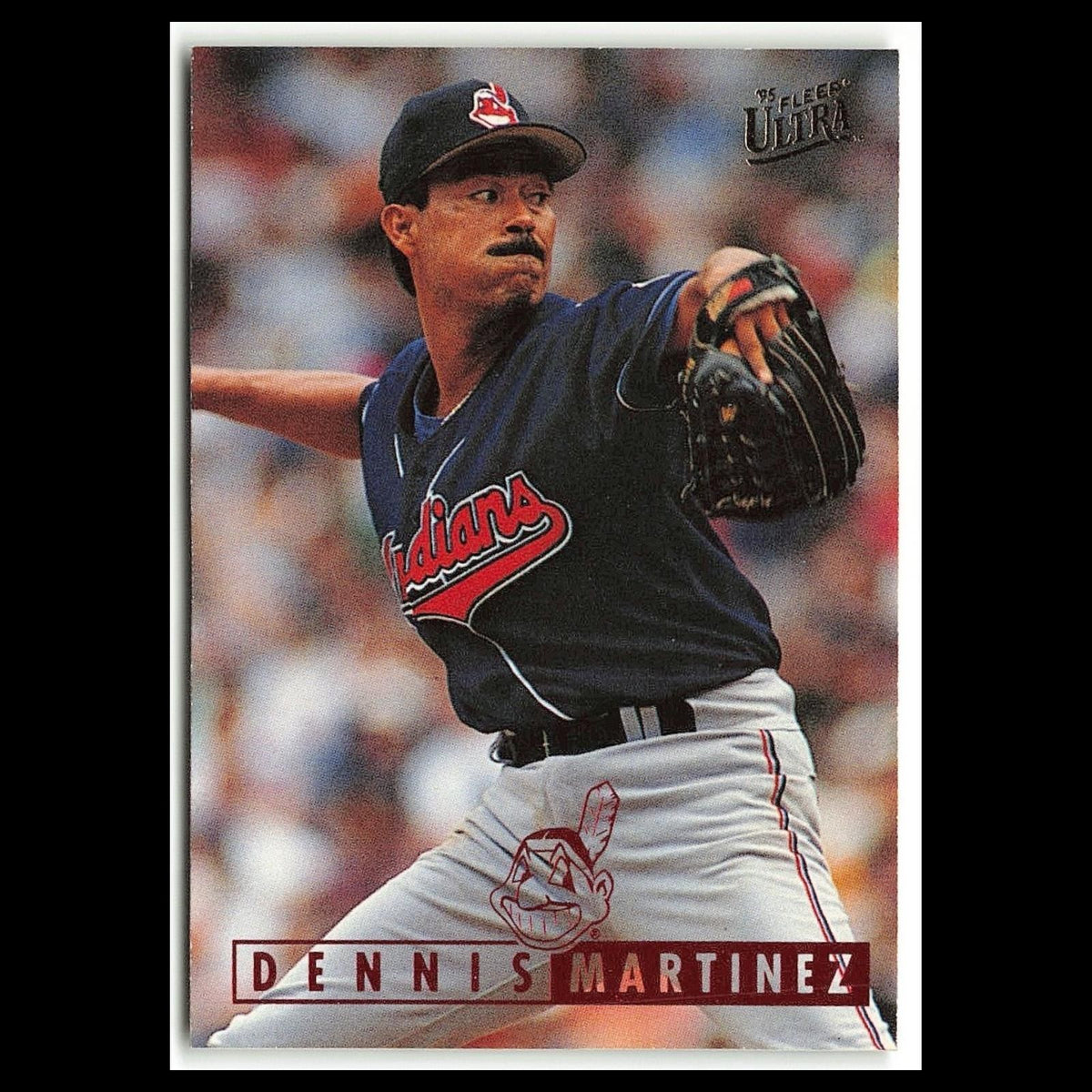 Dennis Martinez #280 1995 Fleer Ultra Cleveland Indians Baseball Card MLB NM