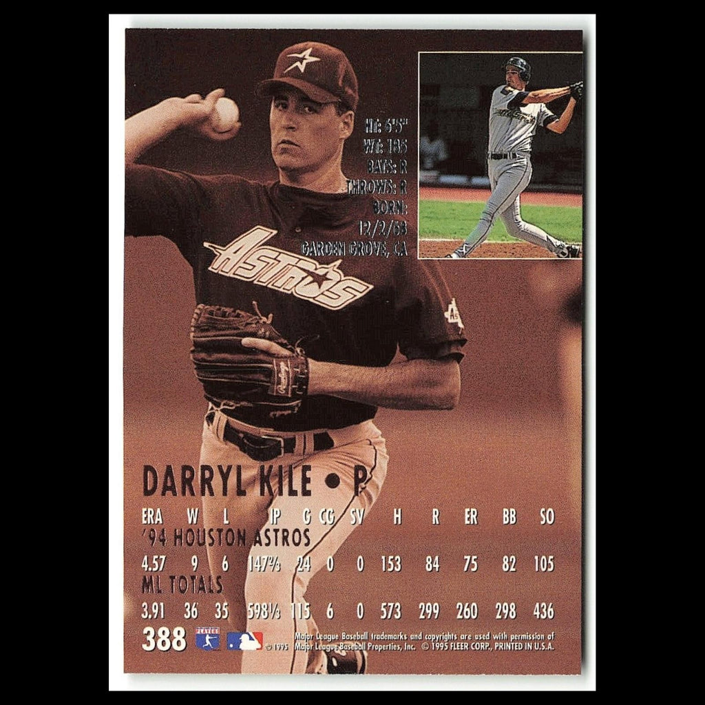 Darryl Kile #388 1995 Fleer Ultra Houston Astros Baseball Card MLB NM