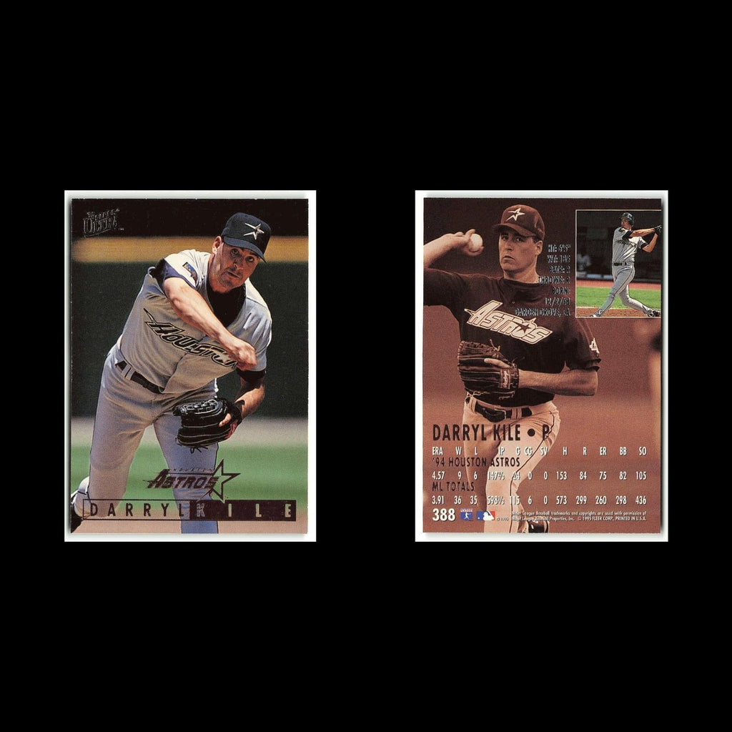 Darryl Kile #388 1995 Fleer Ultra Houston Astros Baseball Card MLB NM