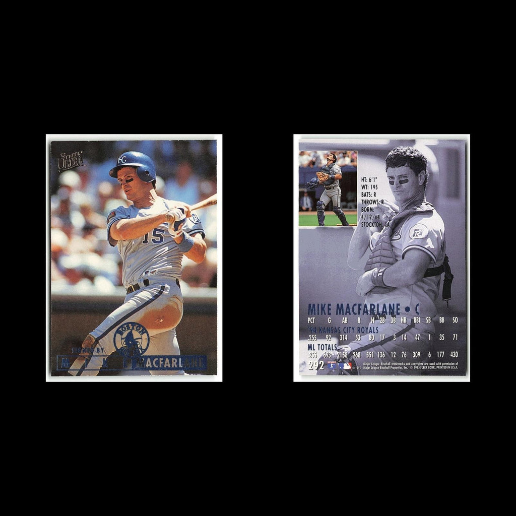 Mike Macfarlane #292 1995 Fleer Ultra Boston Red Sox Baseball Card MLB NM