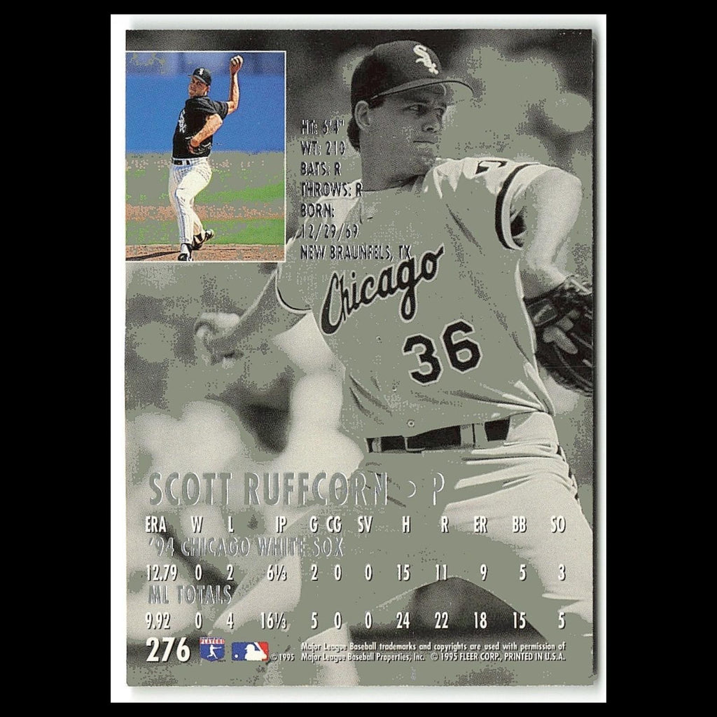 Scott Ruffcorn #276 1995 Fleer Ultra Chicago White Sox Baseball Card MLB NM