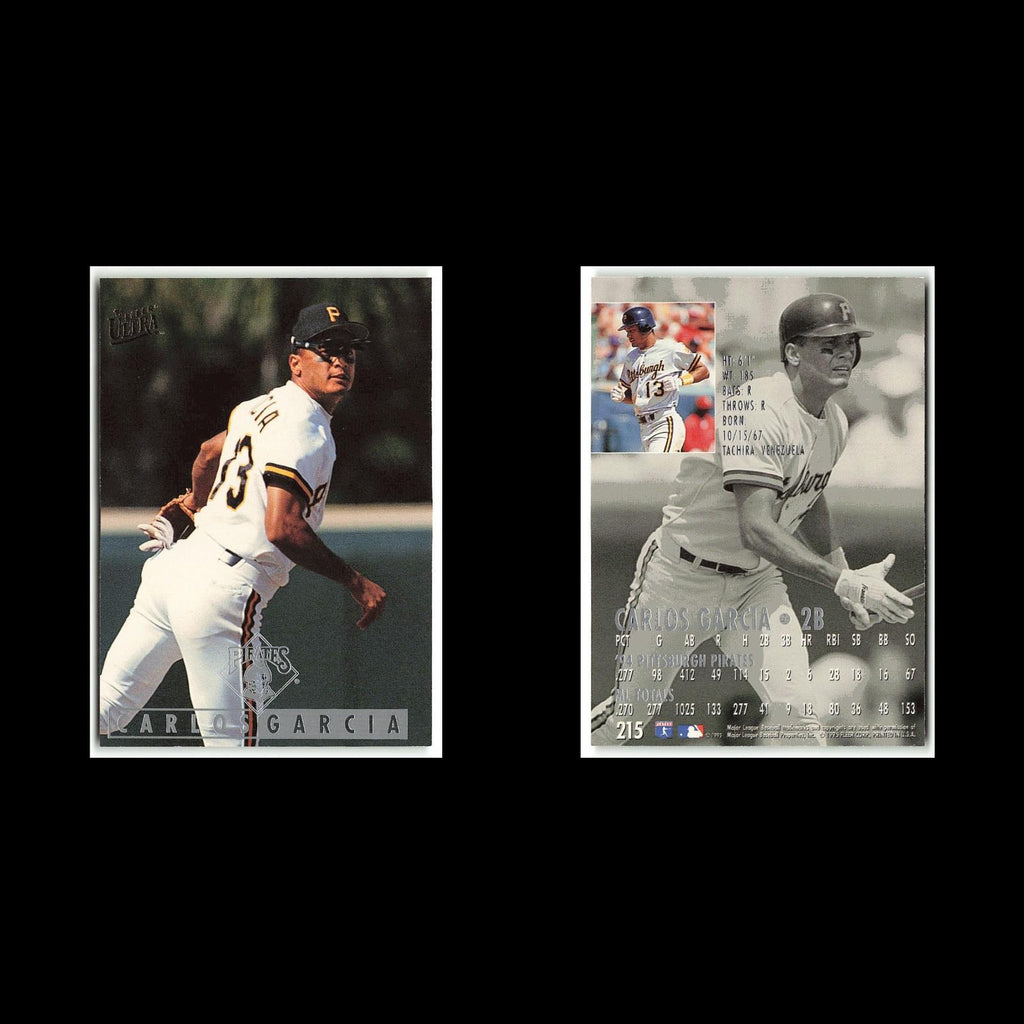 Carlos Garcia #215 1995 Fleer Ultra Pittsburgh Pirates Baseball Card MLB NM