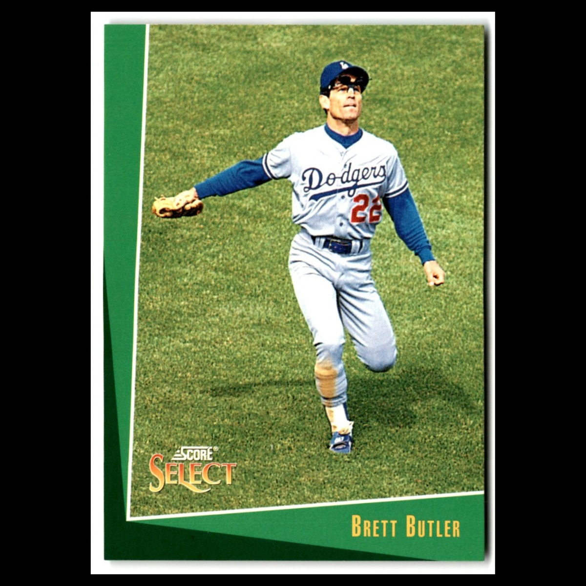 Brett Butler #115 1993 Select Los Angeles Dodgers Baseball Card MLB NM