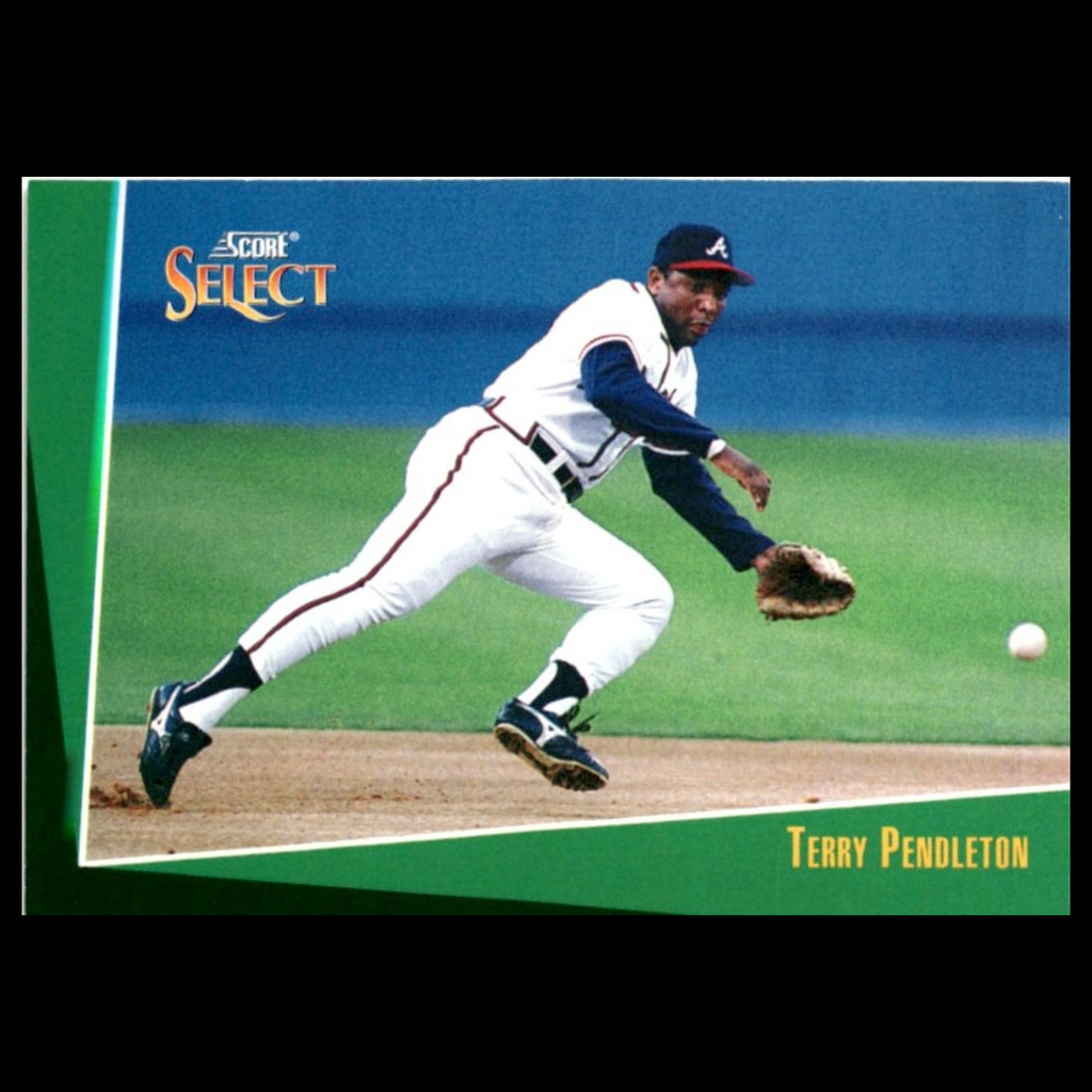 Terry Pendleton #17 1993 Select Atlanta Braves Baseball Card MLB NM