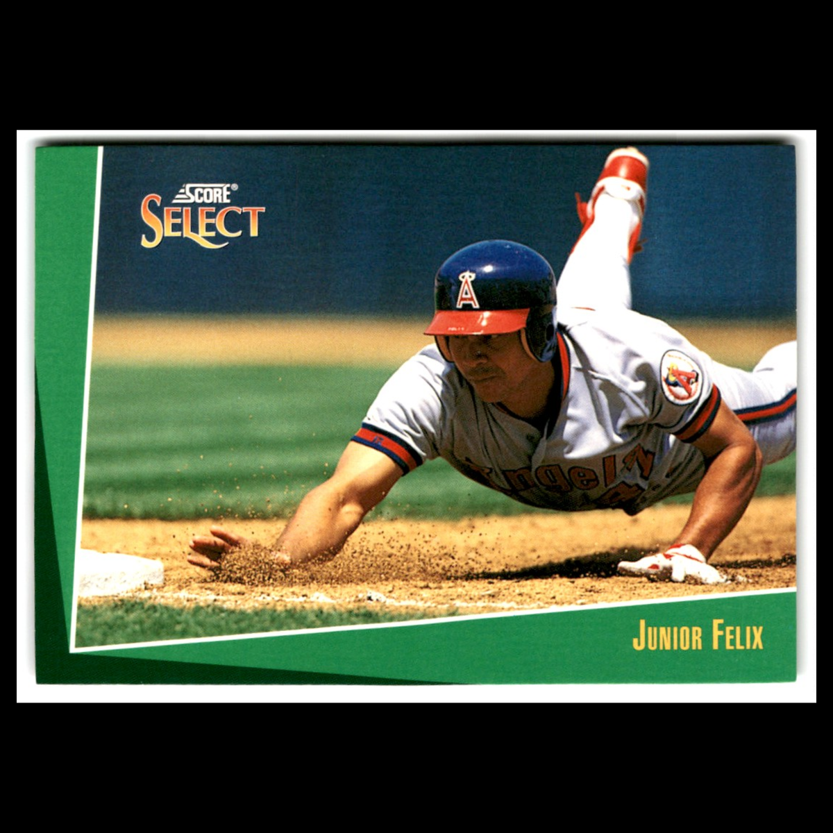 Junior Felix #28 1993 Select California Angels Baseball Card MLB NM