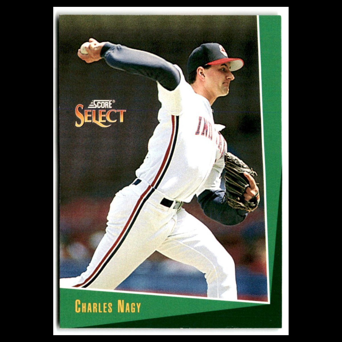 Charles Nagy #70 1993 Select Cleveland Indians Baseball Card MLB NM
