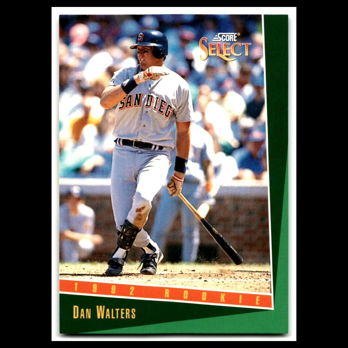 Dan Walters Rookie #289 1993 Select San Diego Padres Baseball Card MLB NM