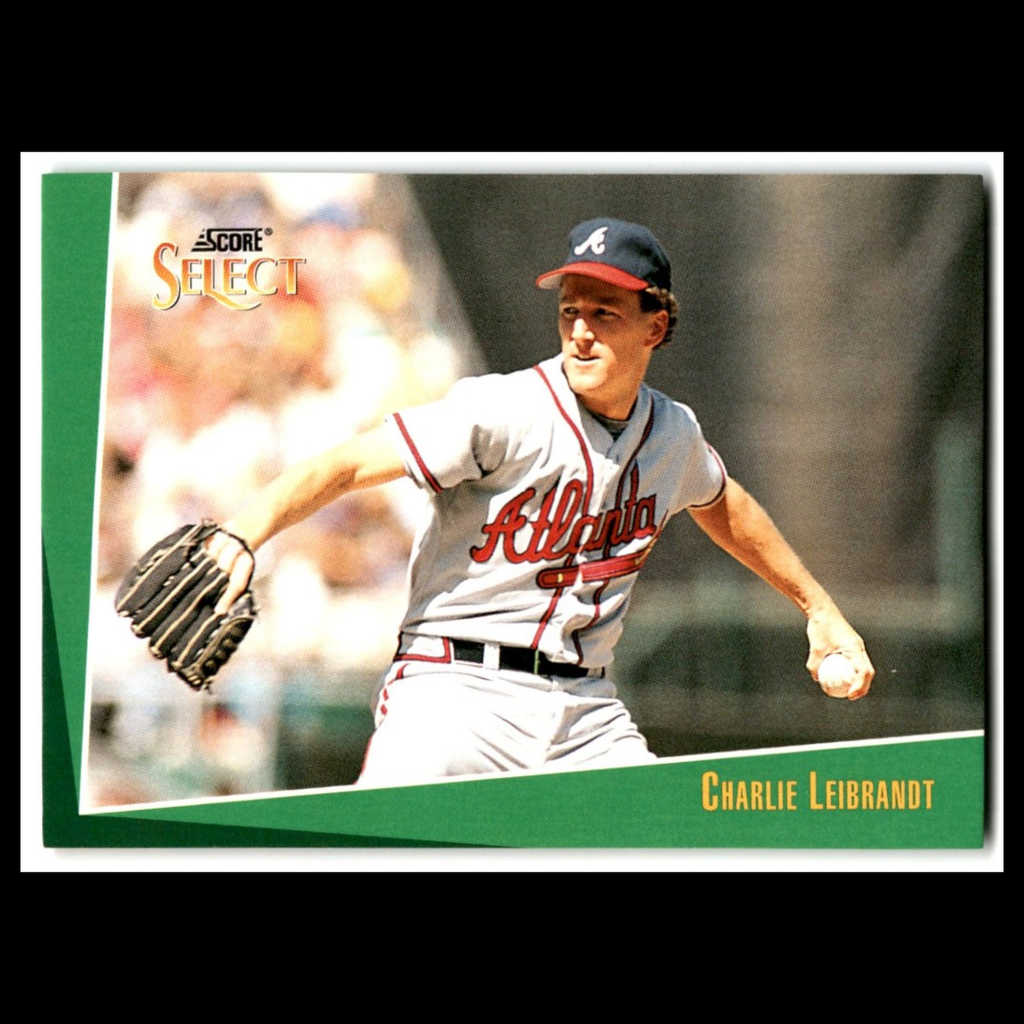 Charlie Leibrandt #209 1993 Select Atlanta Braves Baseball Card MLB NM