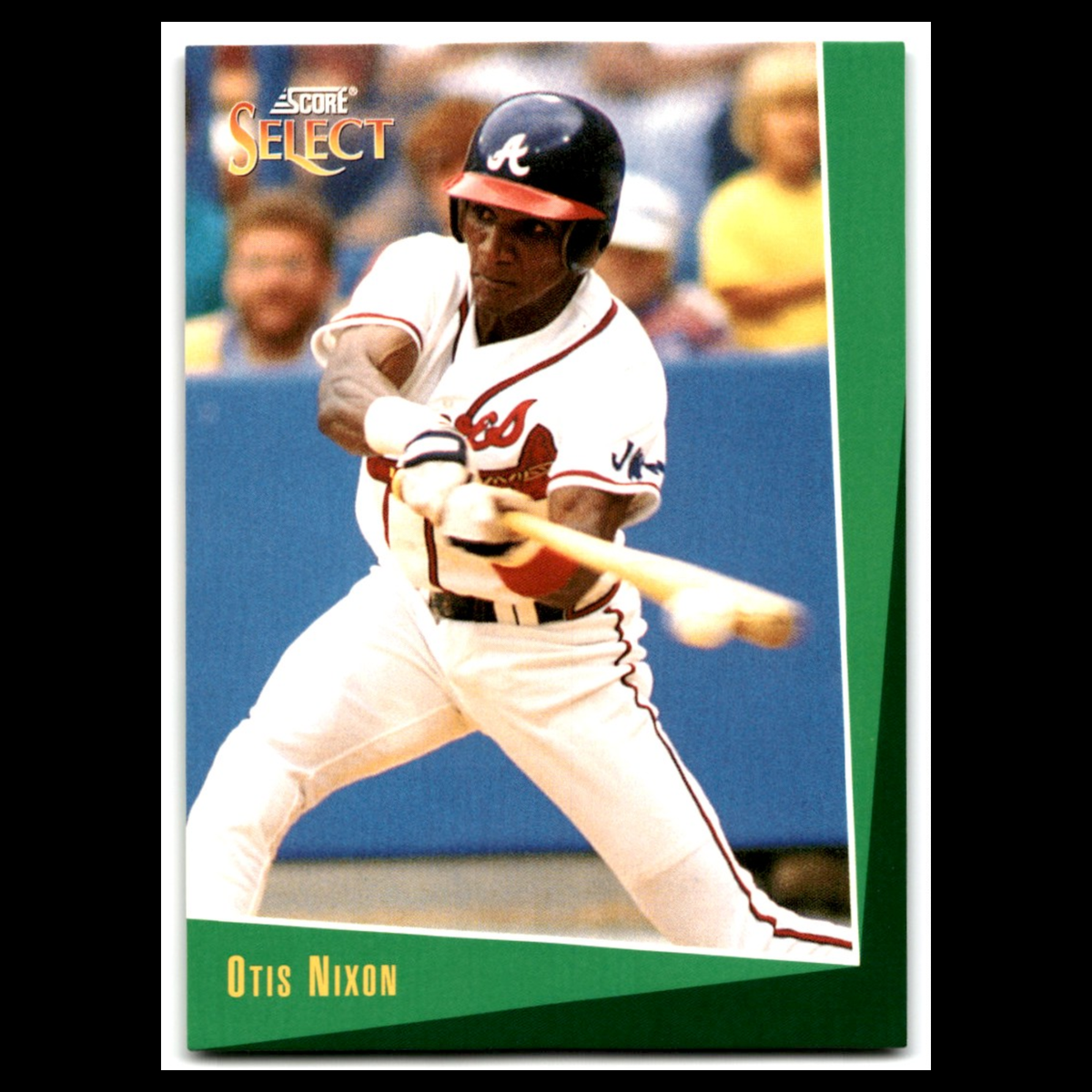Otis Nixon #159 1993 Select Atlanta Braves Baseball Card MLB NM