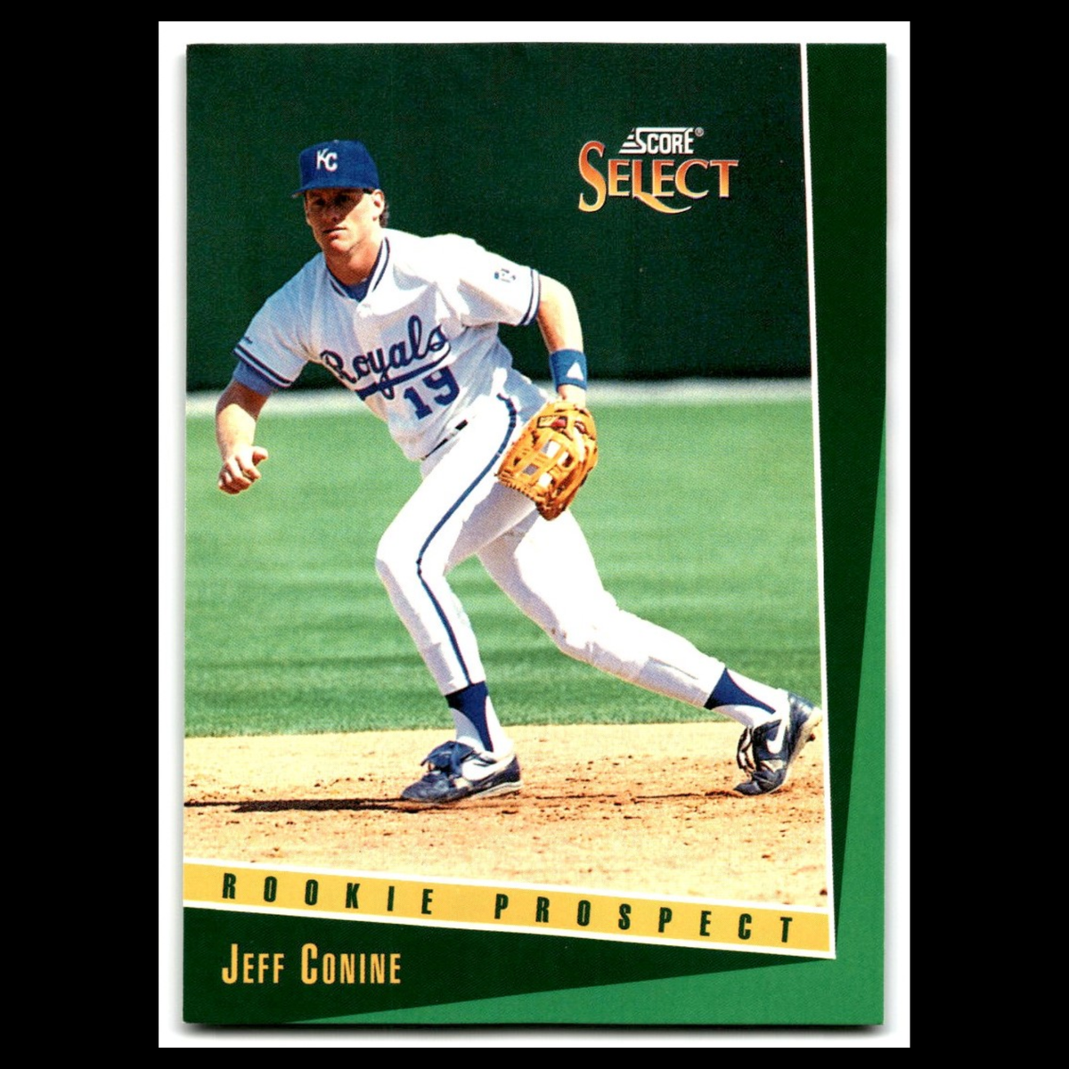 Jeff Conine Rookie #321 1993 Select Kansas City Royals Baseball Card MLB NM