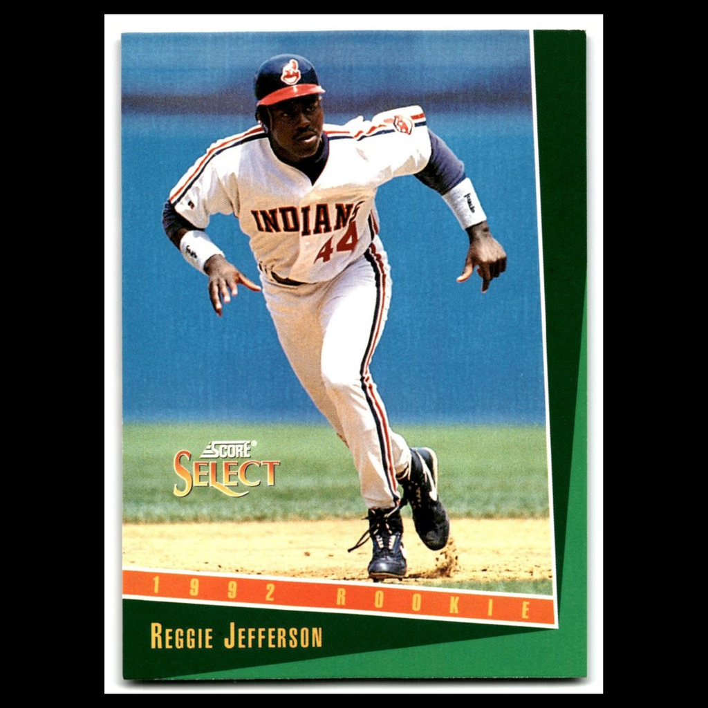 Reggie Jefferson Rookie #330 1993 Select Cleveland Indians Baseball Card MLB NM