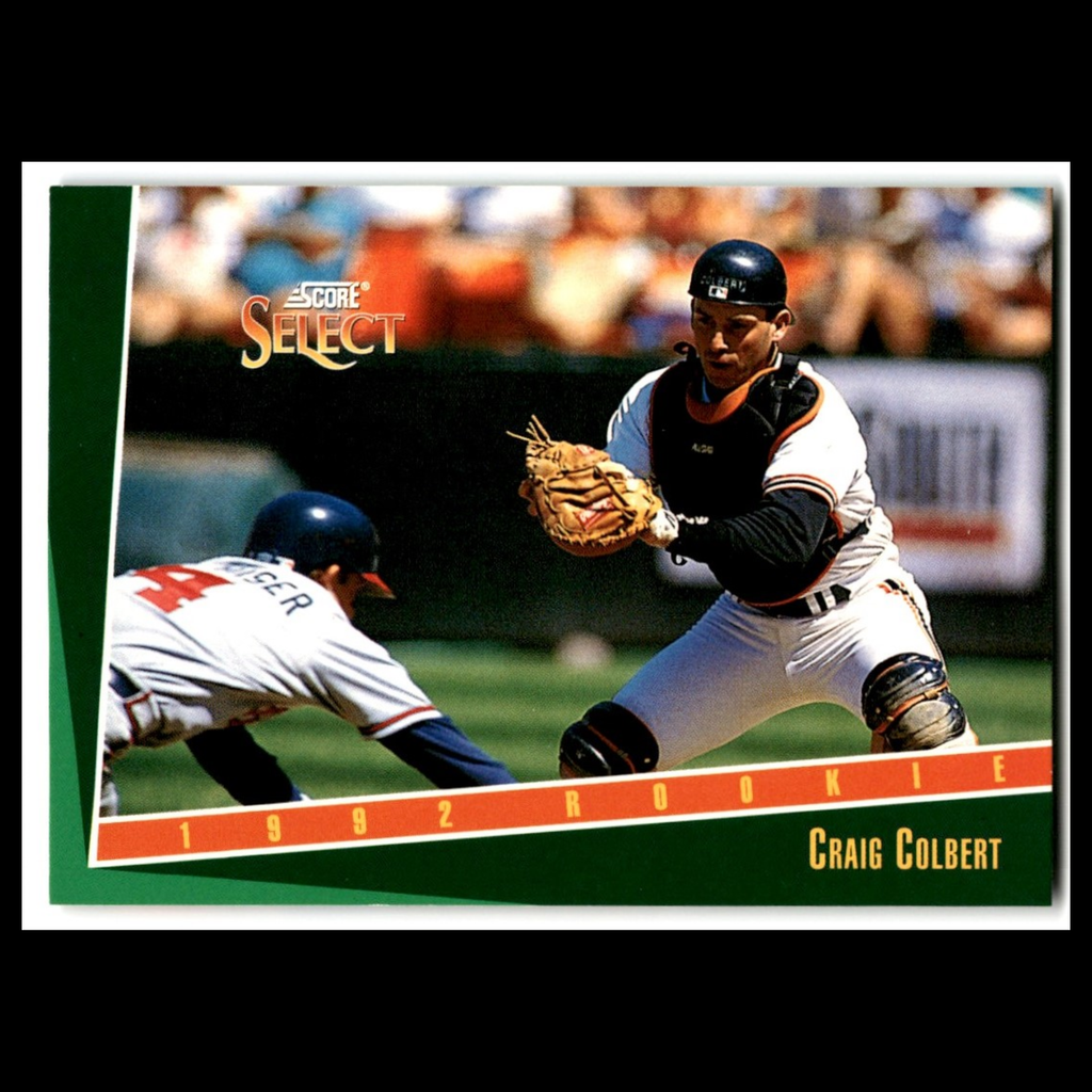 Craig Colbert Rookie #338 1993 Select San Francisco Giants Baseball Card MLB NM
