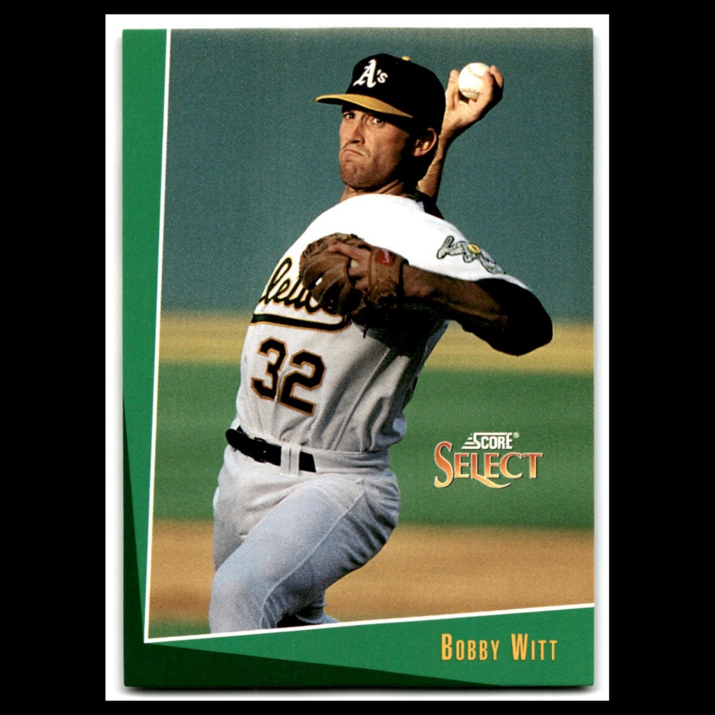 Bobby Witt #363 1993 Select Oakland Athletics Baseball Card MLB NM